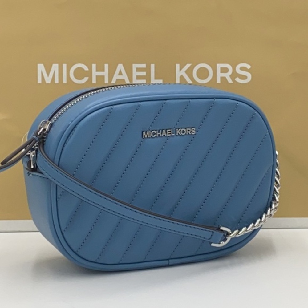 Michael Kors Rose Sm Oval Camera Xbody Sky Blue